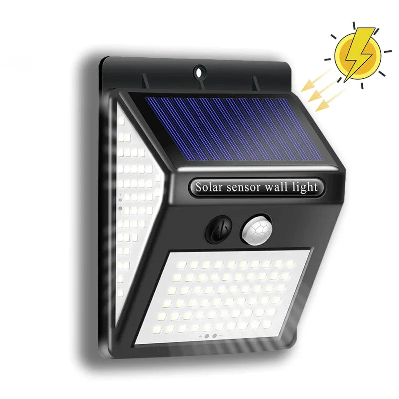 Luminária Solar com 228 Leds